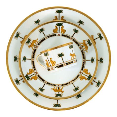 christian dior casablanca plates|46 Piece CHRISTIAN DIOR Casablanca China .